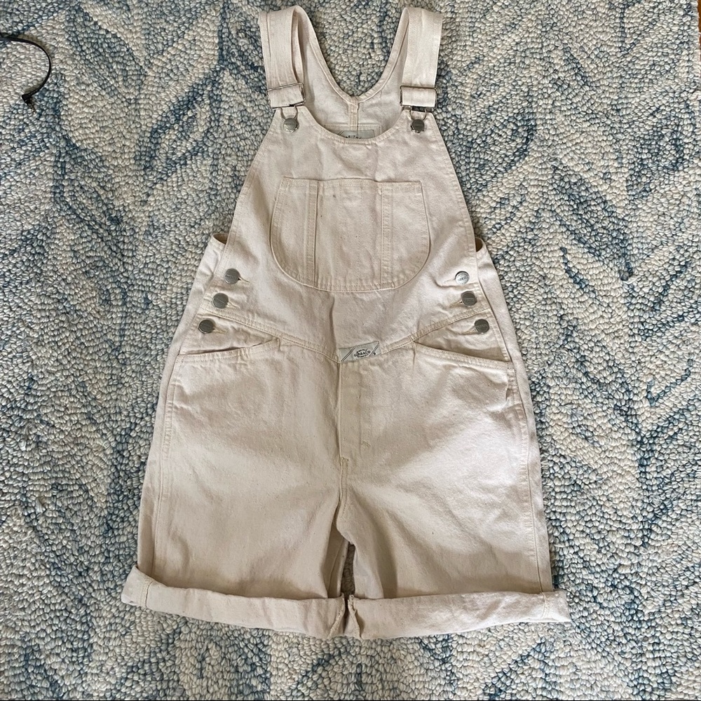 Vintage Cotton Neutral Overalls